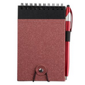 Ultra Notes Cardboard Colored Paper w/ 70 Sheet Spiral Notepad